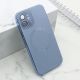 Maska Elegant metal Magsafe za iPhone 12, svetlo plava - F115634