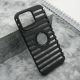Maska LINES LOGO CUT za iPhone 14 Pro Max, crna - F116261