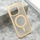 Maska Silky MagSafe Matte za iPhone 15 Pro, roze - F116332