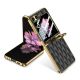 Maska s prstenom Rhombus za Samsung F741B Galaxy Z Flip 6 5G, crna - F116922