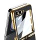 Maska za Samsung Galaxy Z Flip 6 5G/Z Flip 7 FE 5G GOLD EDGE roze (GKK case) - EP2908309