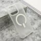 Maska BLURRY MagSafe za iPhone 15 Pro Max bela - F118155