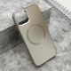 Maska COLOR METAL MagSafe za iPhone 13, srebrna - F119339