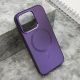 Maska COLOR METAL MagSafe za iPhone 15 Pro, ljubičasta - F119346