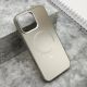 Maska COLOR METAL MagSafe za iPhone 16 Pro Max, srebrna - F119382