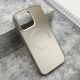 Maska za iPhone 16 Pro Max (69) COLOR METAL MagSafe srebrna (small camera) - EP2915267