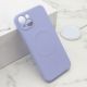 Maska VELVET TOUCH MagSafe za iPhone 13, ljubičasta - F119923