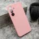 Maska za Samsung Galaxy S25 Plus 5G VELVET TOUCH roze - EP2913285