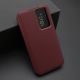 Maska BI FOLD Smart Window za Samsung S921B Galaxy S24 5G, bordo - F120303