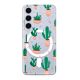 Maska silikonska PRINT MagSafe za Samsung S921B Galaxy S24 5G, kaktus - F120608