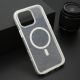 Maska CRYSTAL MagSafe za iPhone 16 Pro Max, bela - F120854