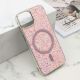 Futrole GLAM GLOW MagSafe za iPhone 13, roza - F121181