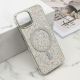 Futrole GLAM GLOW MagSafe za iPhone 13, srebrna - F121183