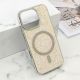 Futrole GLAM GLOW MagSafe za iPhone 16 Pro, siva - F121186