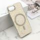 Futrole GLAM GLOW MagSafe za iPhone 16E, siva - F121206