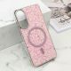 Futrole GLAM GLOW MagSafe za Samsung S937B Galaxy S25 Edge 5G, roza - F121237