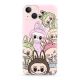 Maska ULTRA TANKI PRINT CLEAR za iPhone 13 - F121600