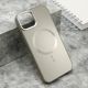 Maska za iPhone 13 (61) COLOR METAL MagSafe srebrna (small camera) - EP3212611