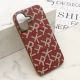 Futrola MONOGRAM MagSafe za iPhone 16, crvena - EP3188377