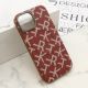 Futrola MONOGRAM MagSafe za iPhone 15, crvena - EP3188362