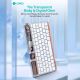 Tastatura Coteci Punk 84012 Wireless transparent plava - EP3055708