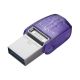 KINGSTON USB flash memorija 2-in-1 64GB, siva/ljubičasta - 073814