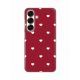 Maska za Samsung S931B Galaxy S25 Burgundy Hearts Silikonska Print Skin - EP2811238