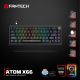 Tastatura Mehanicka Gaming Fantech MK614 Atom x66 Retro crna (ice apricot switch) - EP3093824