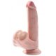3D Dildo sa realističnim testisima 24,5cm - 21373-1-1