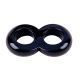 Crni prsten za penis i testise Duo Cock 8 Ball Ring - CN-100338180