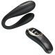 Crni vibrator za parove sa bezicnim daljinskim Nathan - 014582W-LED