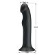 Crni Vibro Dildo sa Pulsacijom Murray - 014952