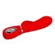 Crveni vibrator od mekanog silikona Prescott - 014635-2