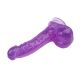 Ljubicasti dildo sa testisima 20cm - CN-711754361