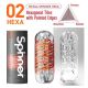 Masturbator TENGA Spinner Shell Hexa - 05343150000