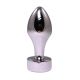 Metalni analni dildo sa crvenim dijamantom 8cm - ft001033
