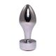 Metalni analni dildo sa rozim dijamantom 8cm - ft001032