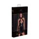 Powerwetlook seksi korset haljina - F238