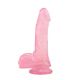 Roze dildo sa testisima 20cm - CN-711754366