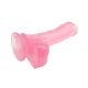 Roze dildo sa testisima 20cm - CN-711754366