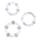 Set od 3 prstena Beaded Cock Rings - CN-330300012
