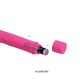 Roze silikonski vibrator sa venama - 014701