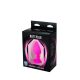 Srednji rozi silikonski analni dildo sa dijamantom - ft001071