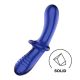 SATISFYER Double Crystal Glass Dildo Blue - 4045931