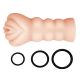 Masturbator veštačka vagina sa prstenovima - 009152H