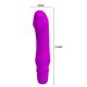 Mali ljubičasti vibrator 10 funkcija vibracije - 014510