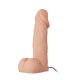 Vibrirajuci strap on sa mekanim dildom 19cm - 022087ZR