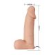Vibrirajuci strap on sa mekanim dildom 19cm - 022087ZR