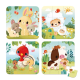 JANOD Puzzle za decu Životinje sa farme 4u1 - J03319