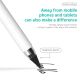 Coteci Olovka za touch screen 62003 2u1 bela - EP3243921